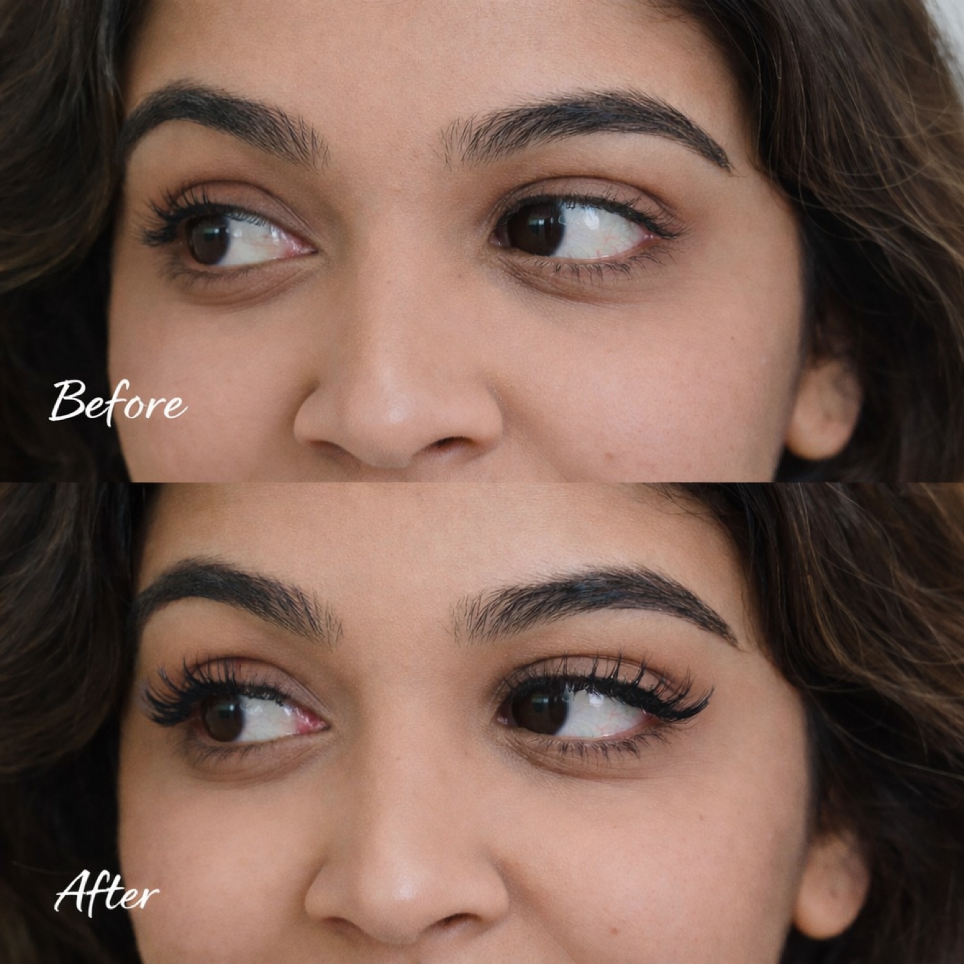 Feather Lashes — Before & After