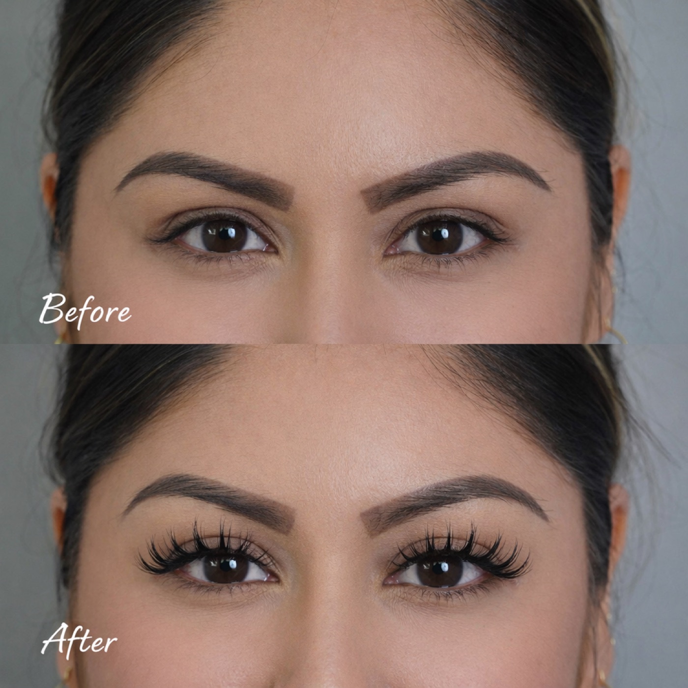 Feather Lashes — Before & After