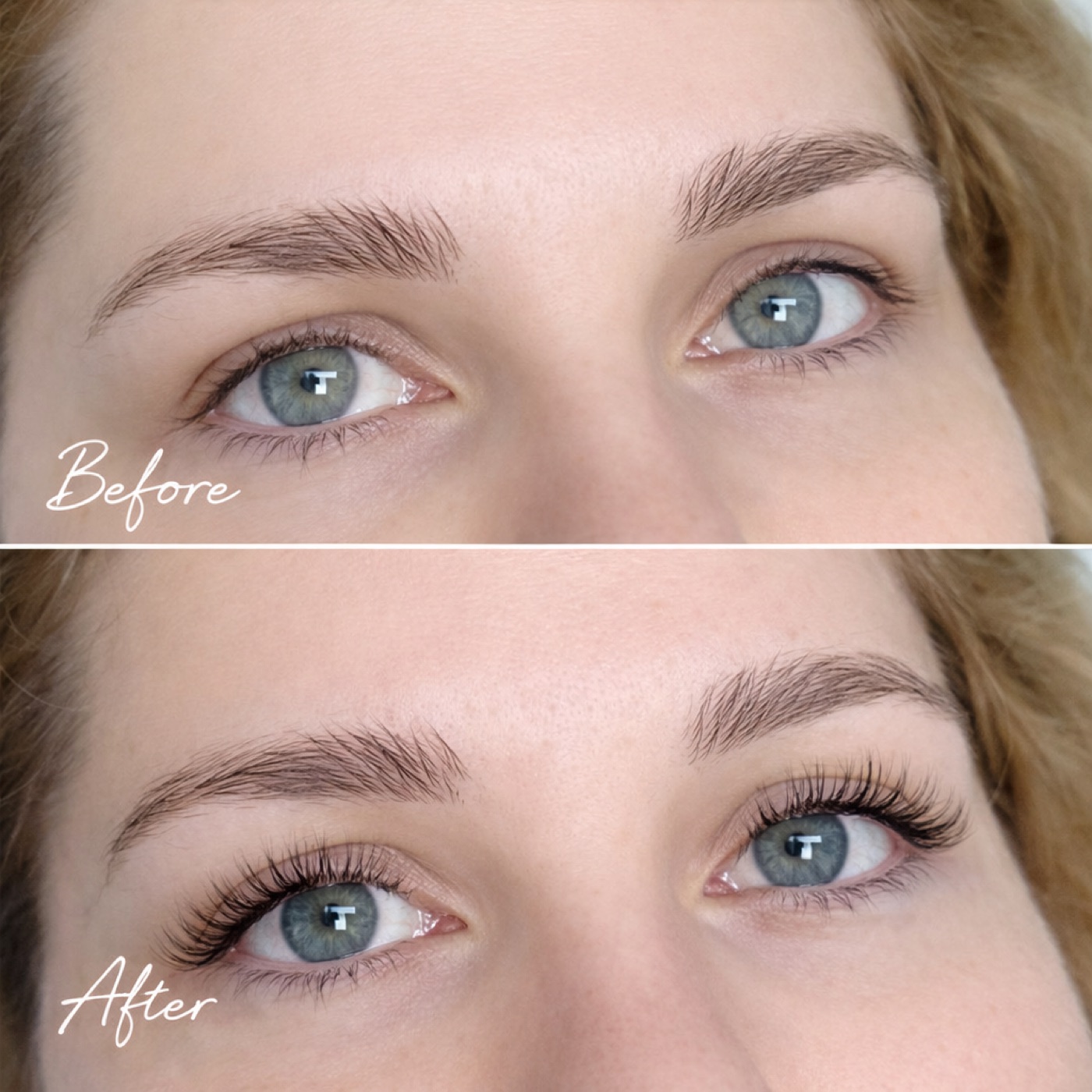 Hybrid Lashes — Before & After