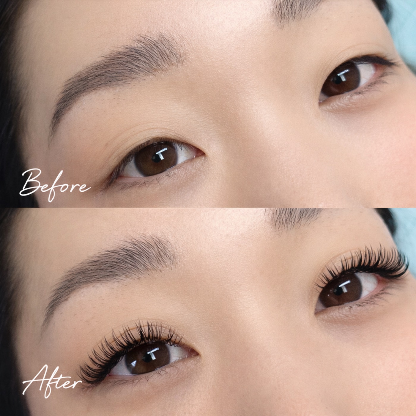 Hybrid Lashes — Before & After