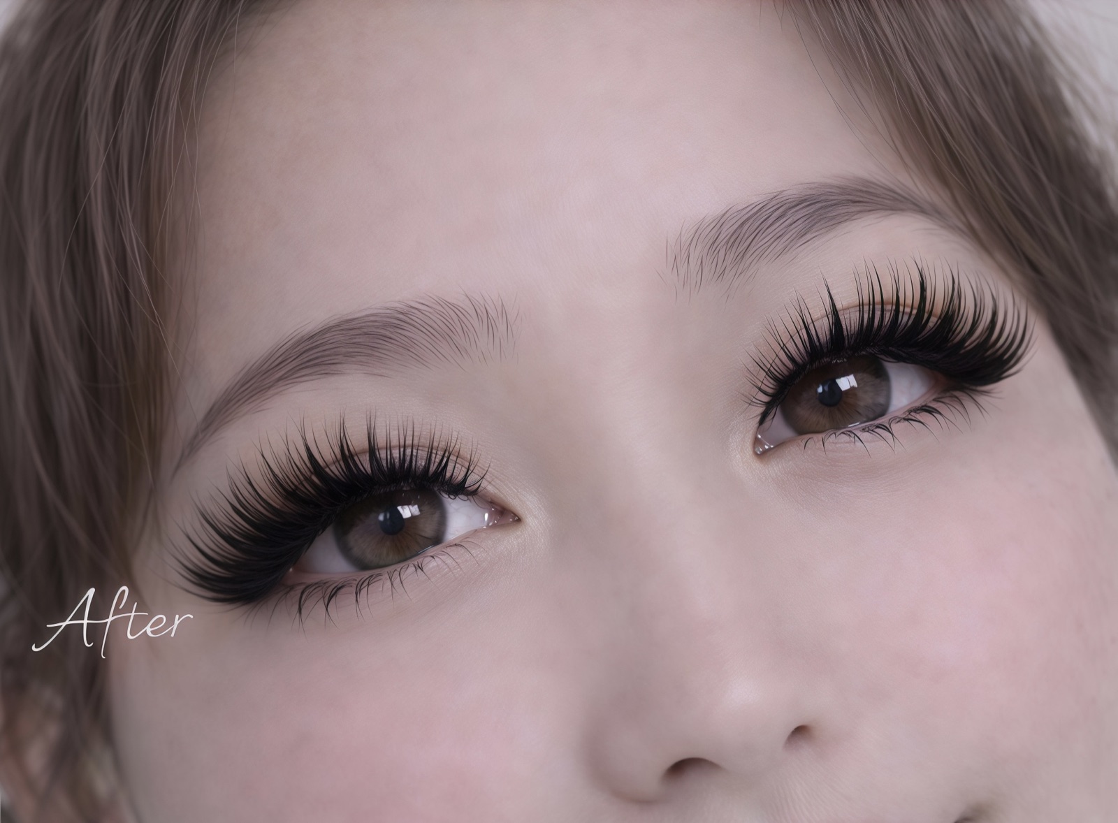 Mega volume lash extensions style