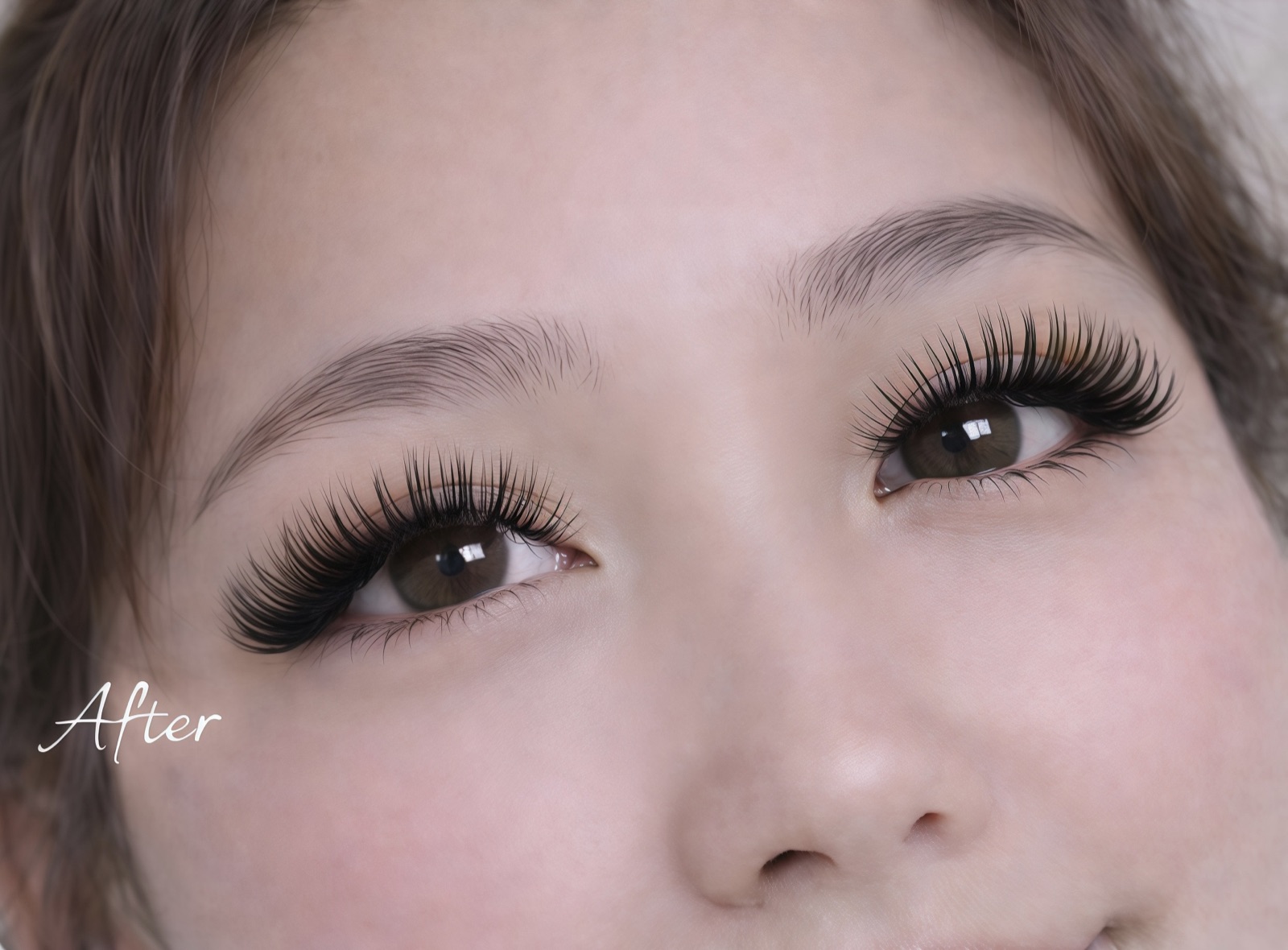 Volume lash extensions style